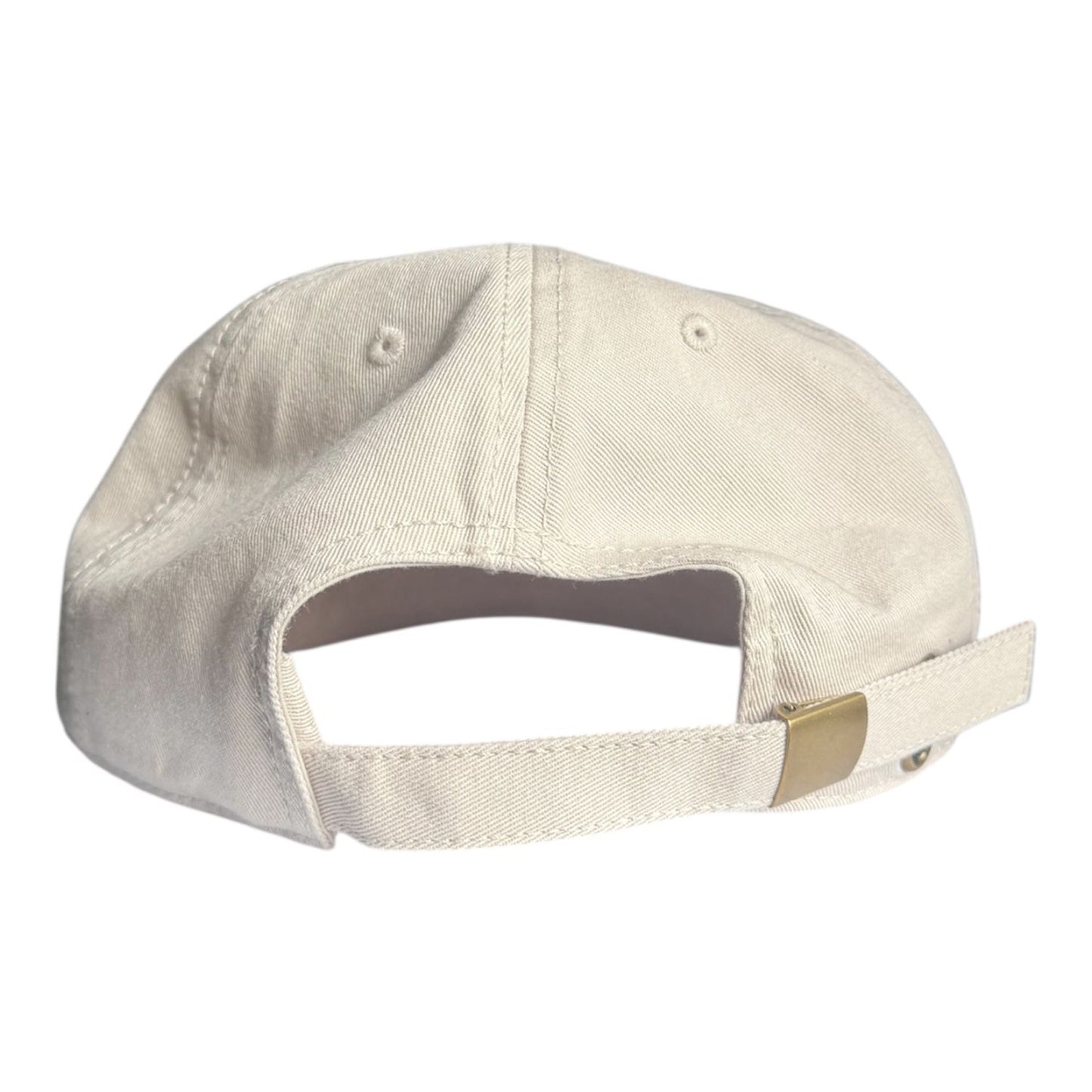 Beige cap on a white background