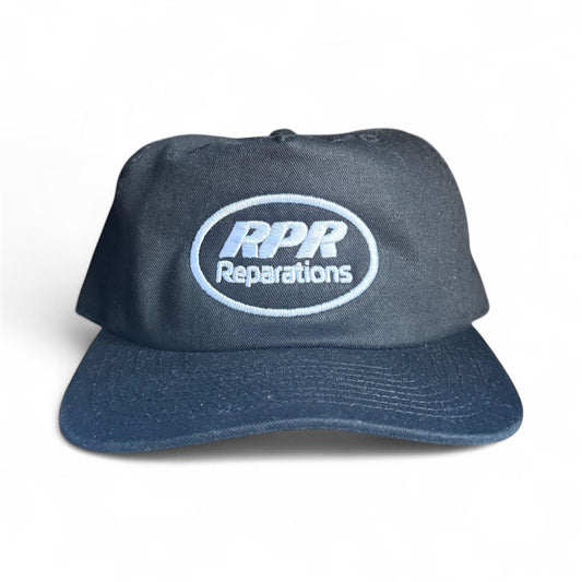 BLACK RPR LOGO BASEBALL CAP